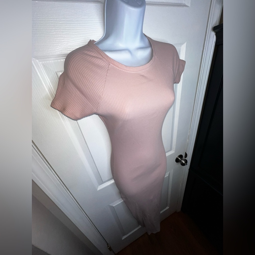 Victoria's Secret PINK Women’s X Small Wanna Be Pink Short Sleeve Midi Dress XS - Picture 7 of 15
